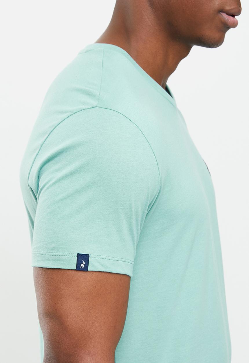 POLO - Michael v-neck short sleeve tee - aqua