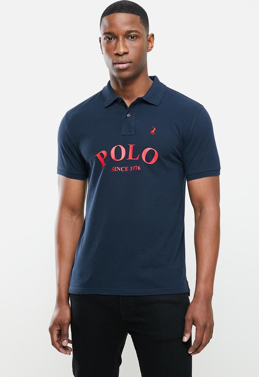POLO - Justin custom fit short sleeve golfer - navy