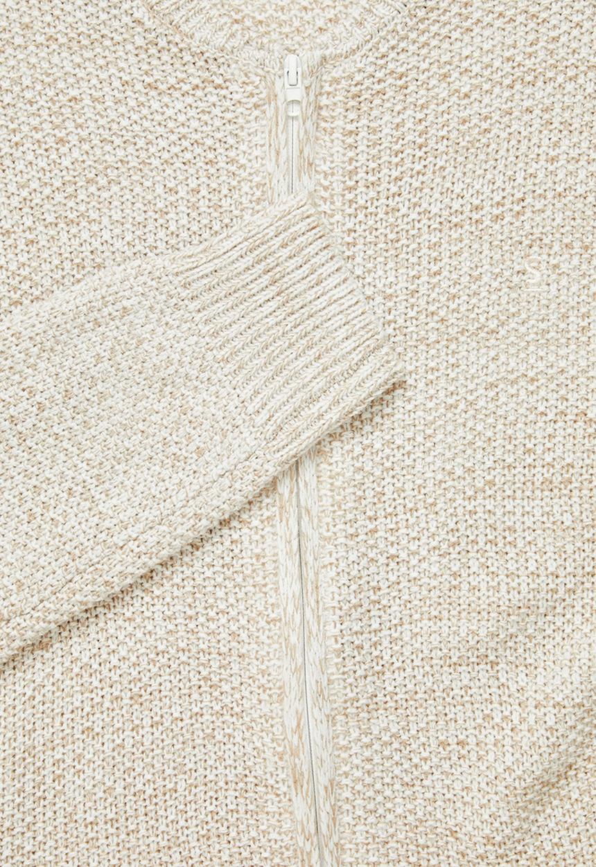 Superbalist - Zip-through knit bomber - oatmeal