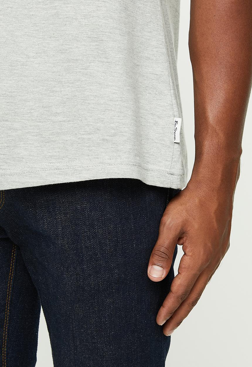 Ben Sherman - Sticker pack tee - grey