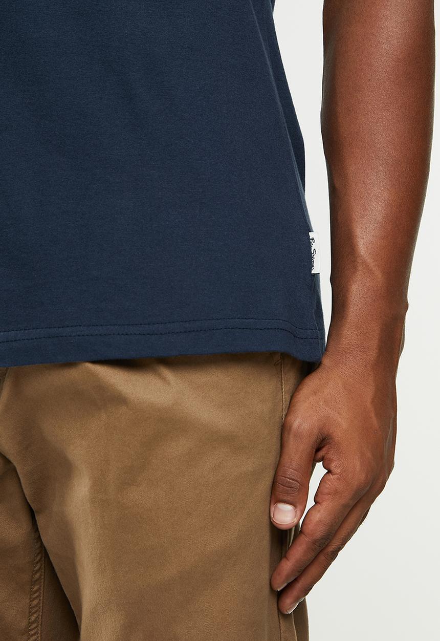 Ben Sherman - Sticker pack tee - navy