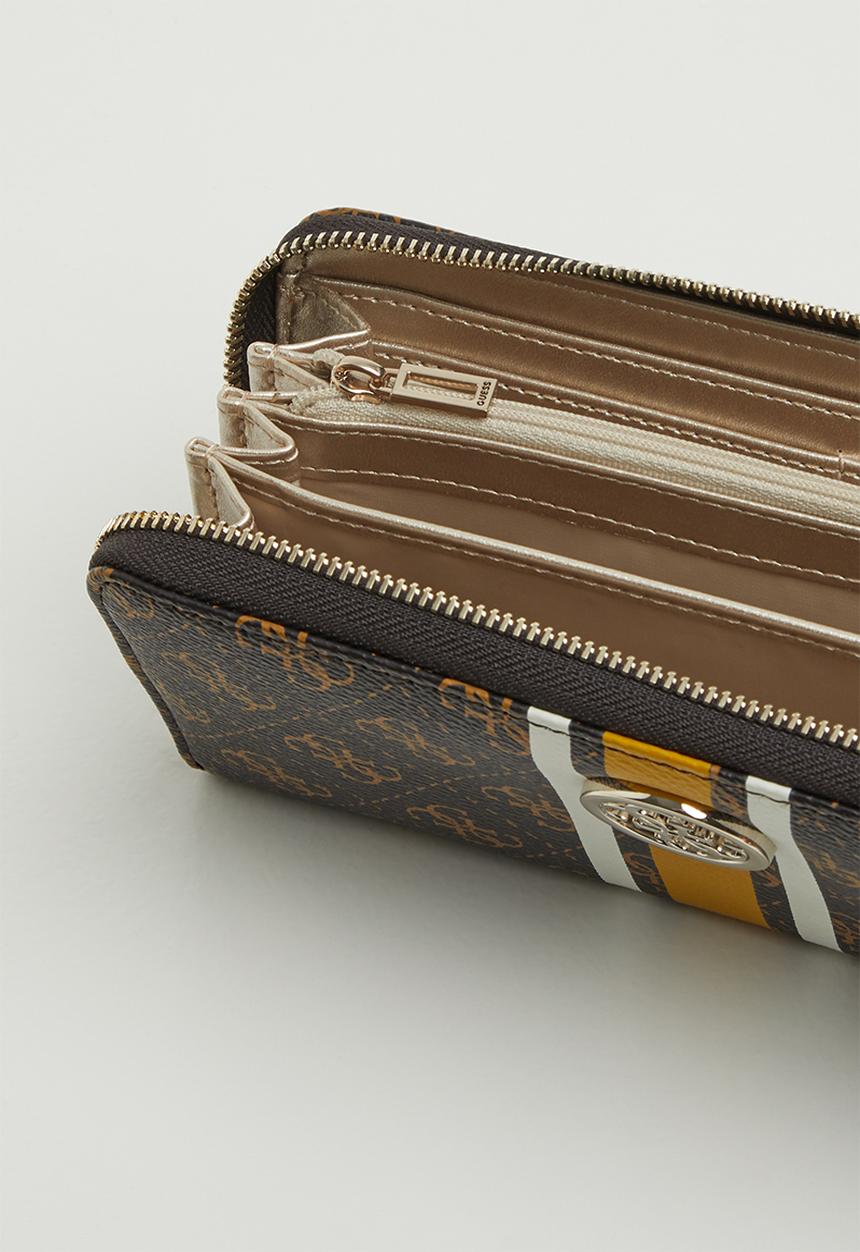 GUESS - Noelle slg cheque organizer - brown