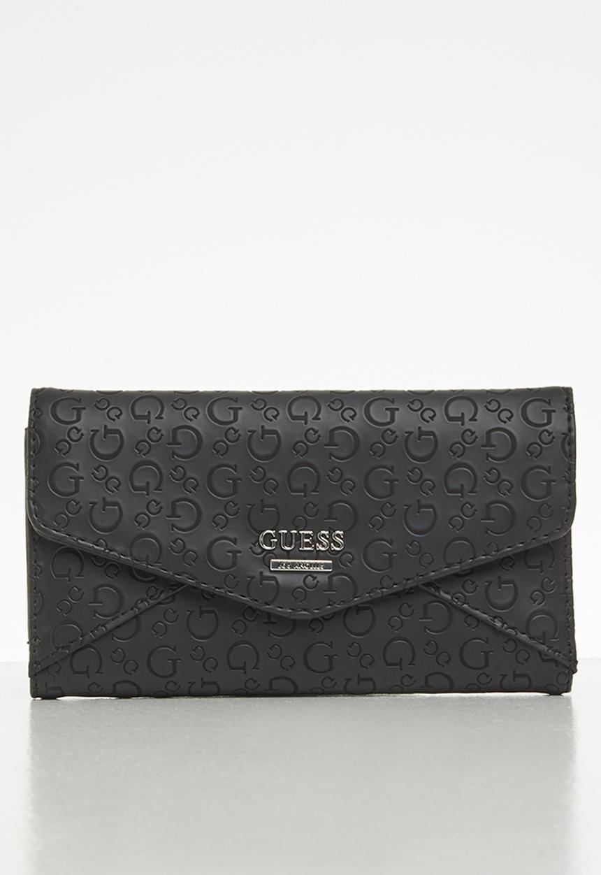 GUESS - Buoso slg slim clutch - black