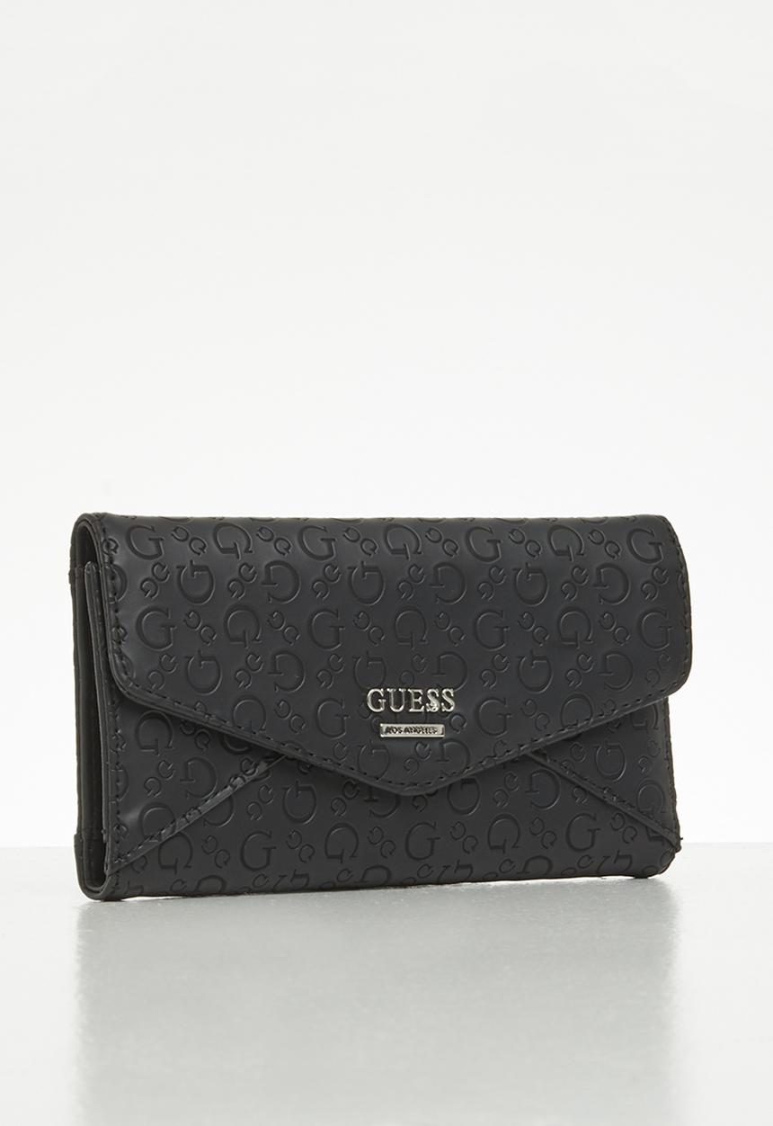 GUESS - Buoso slg slim clutch - black