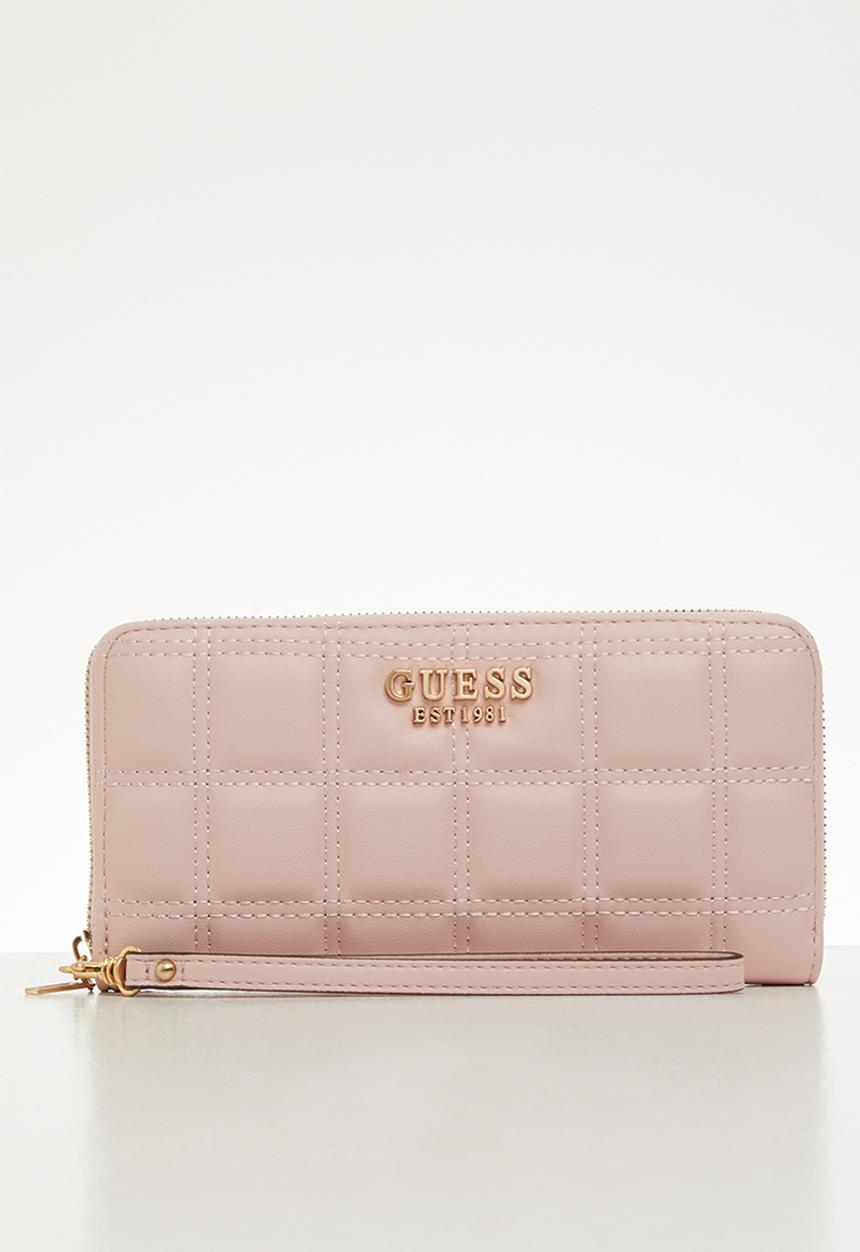 GUESS - Kamina slg large zip around - blush