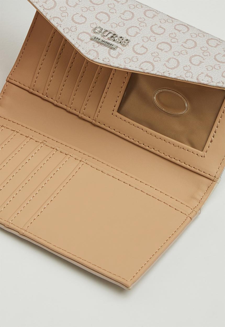 GUESS - Buoso slg slim clutch  - neutral 