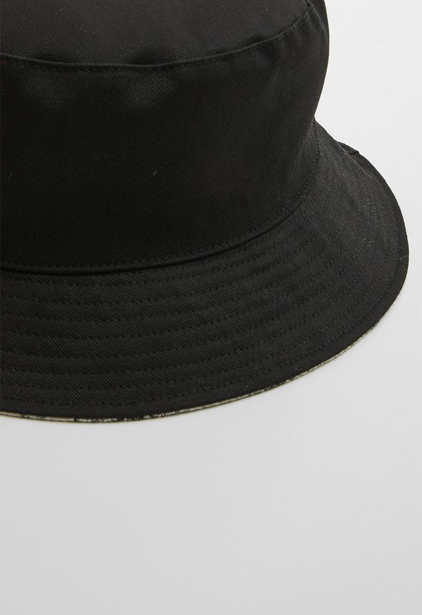 SISSY BOY - Pu snake print bucket hat - grey