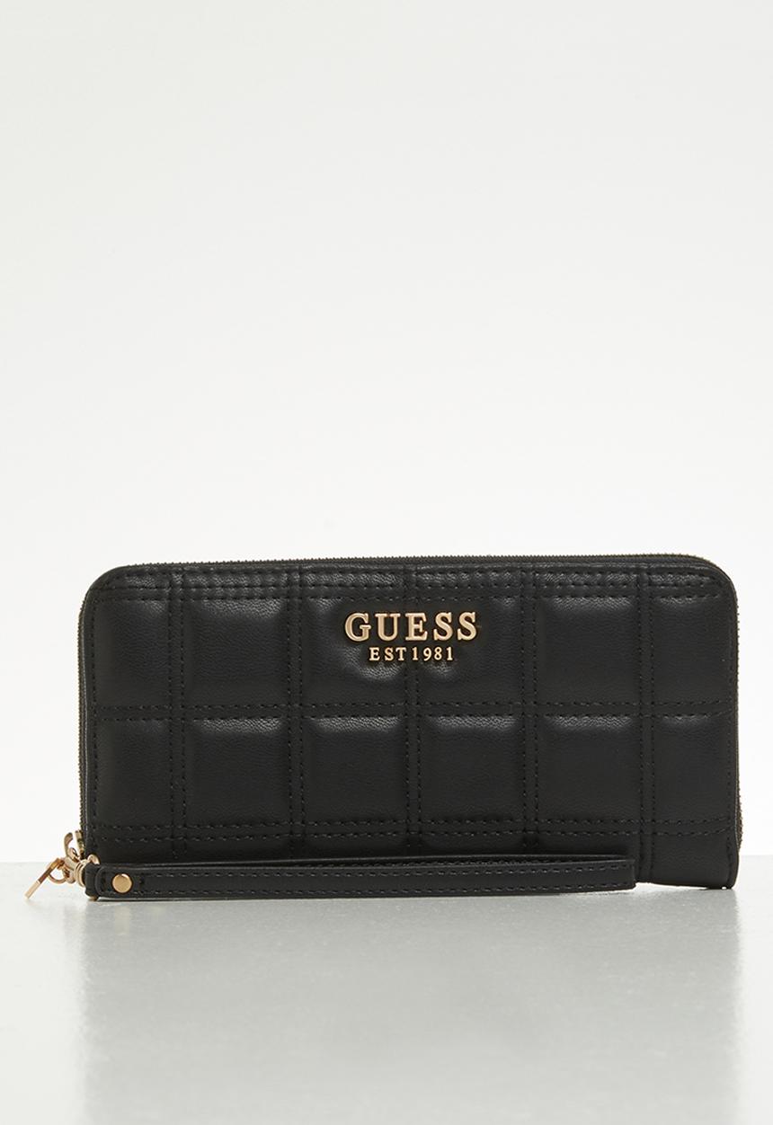 GUESS - Kamina slg large zip around - black