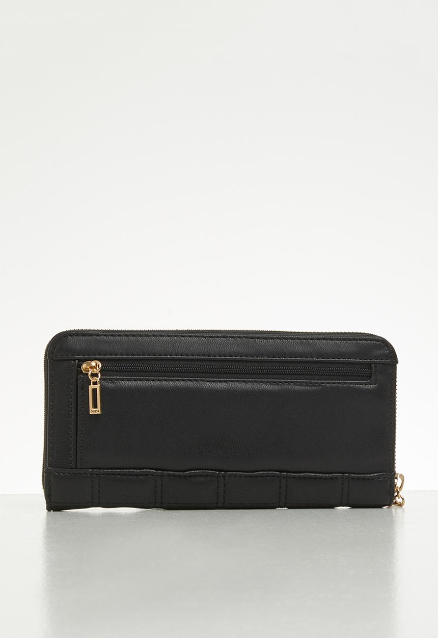 GUESS - Kamina slg large zip around - black