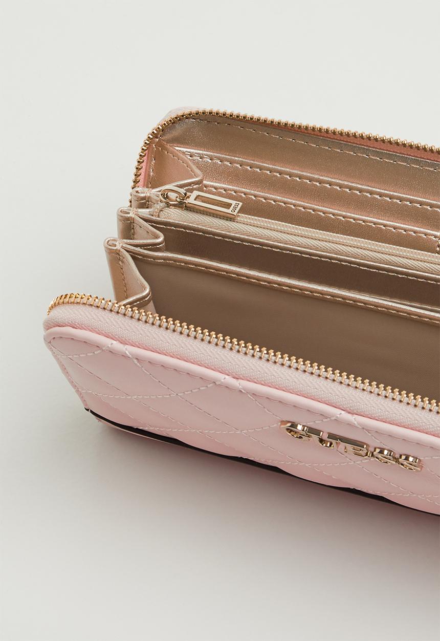 GUESS - Illy slg large zip around - blush