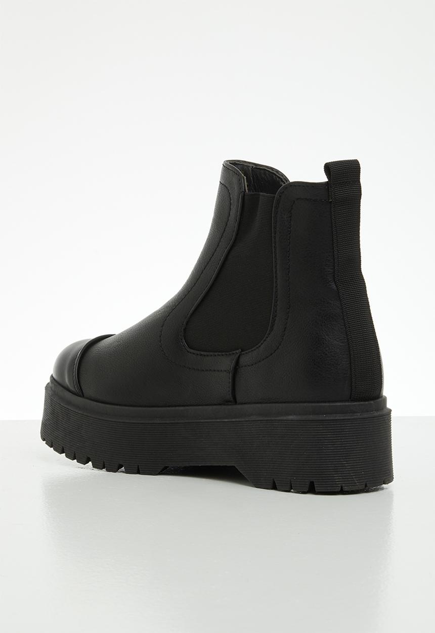 Jada - Chunky chelsea ankle boot - black