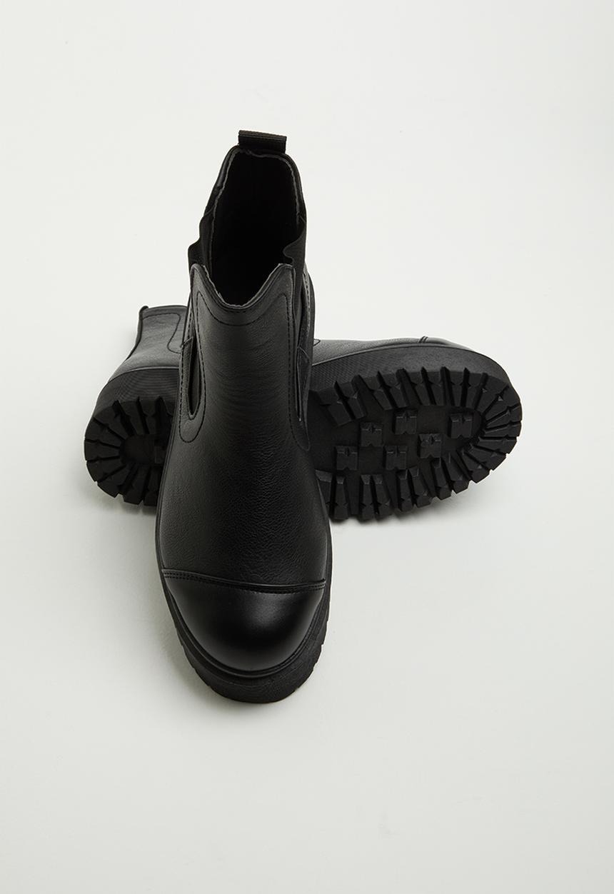 Jada - Chunky chelsea ankle boot - black