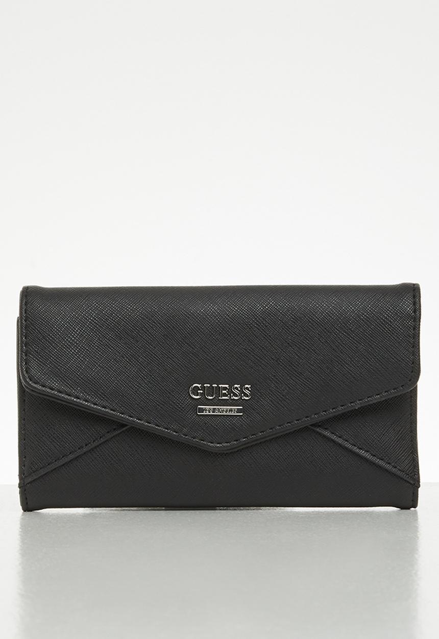 GUESS - Buoso slg slim clutch - black
