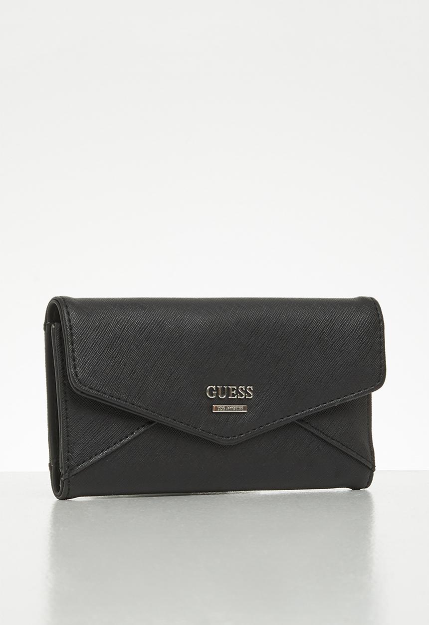 GUESS - Buoso slg slim clutch - black