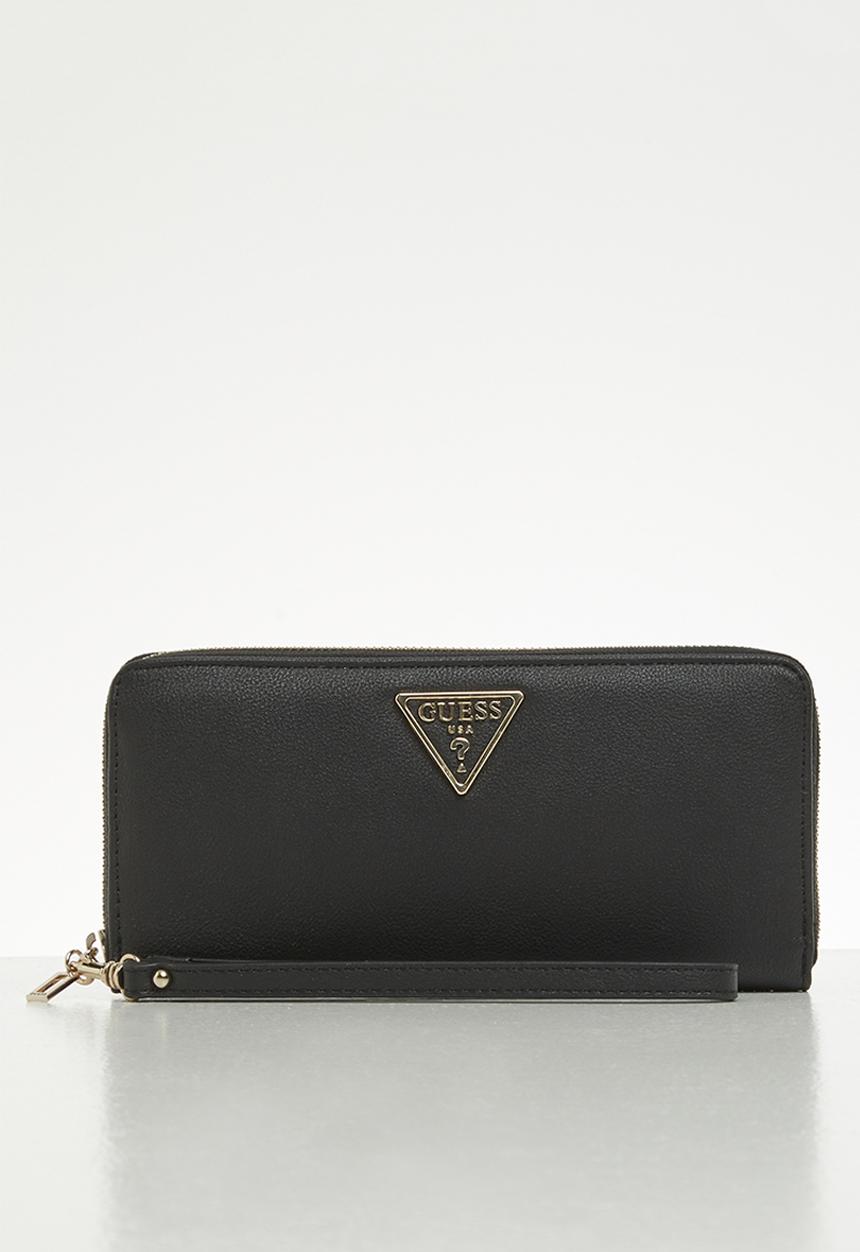 GUESS - Noelle slg large zip around - black