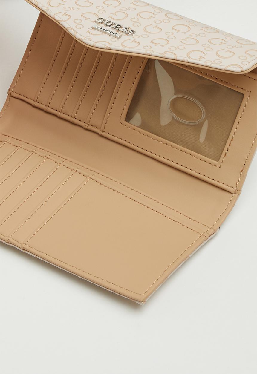 GUESS - Buoso slg slim clutch - latte