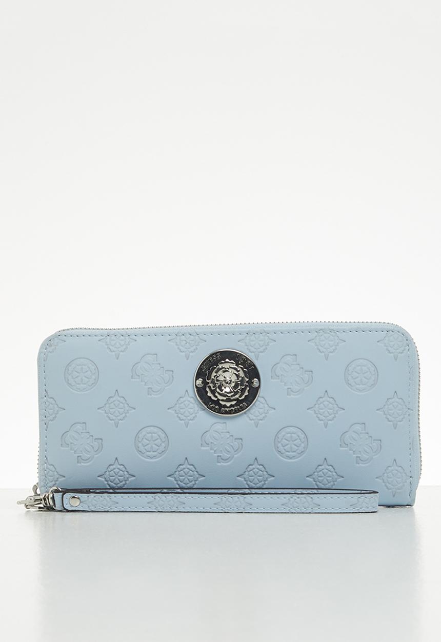 GUESS - Dayane slg large zip around - sky