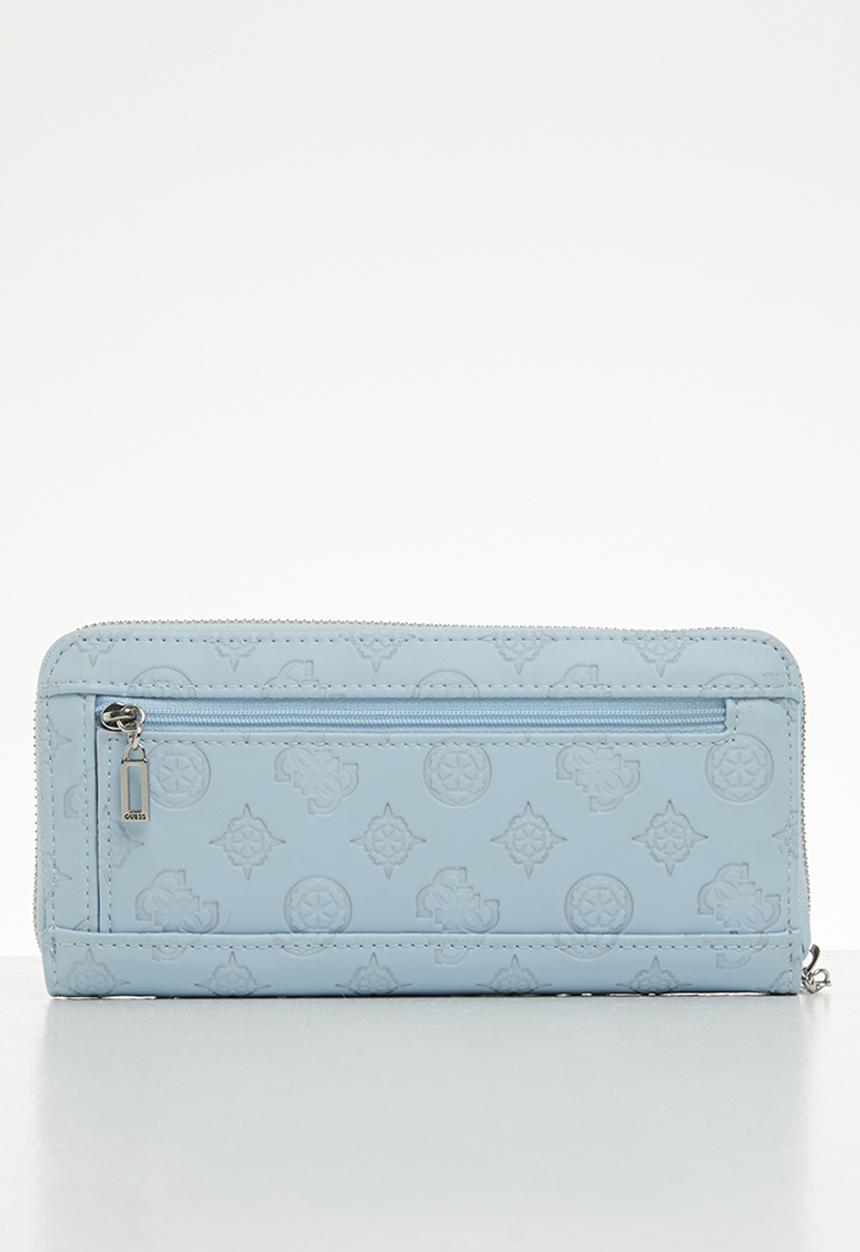 GUESS - Dayane slg large zip around - sky