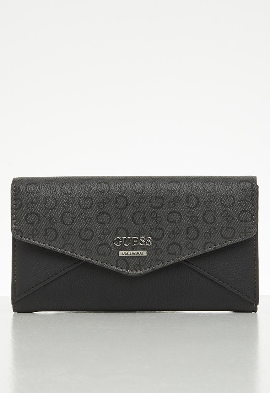 GUESS - Buoso slg slim clutch - coal