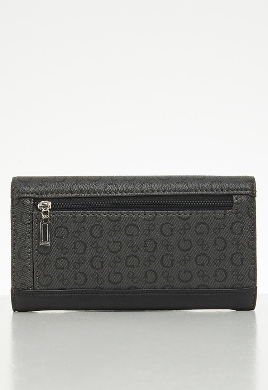 GUESS - Buoso slg slim clutch - coal
