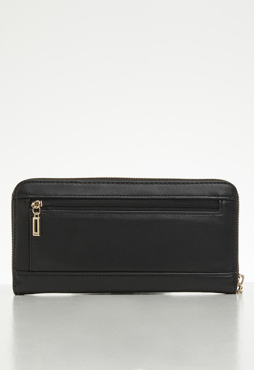 GUESS - Illy slg large zip around - black