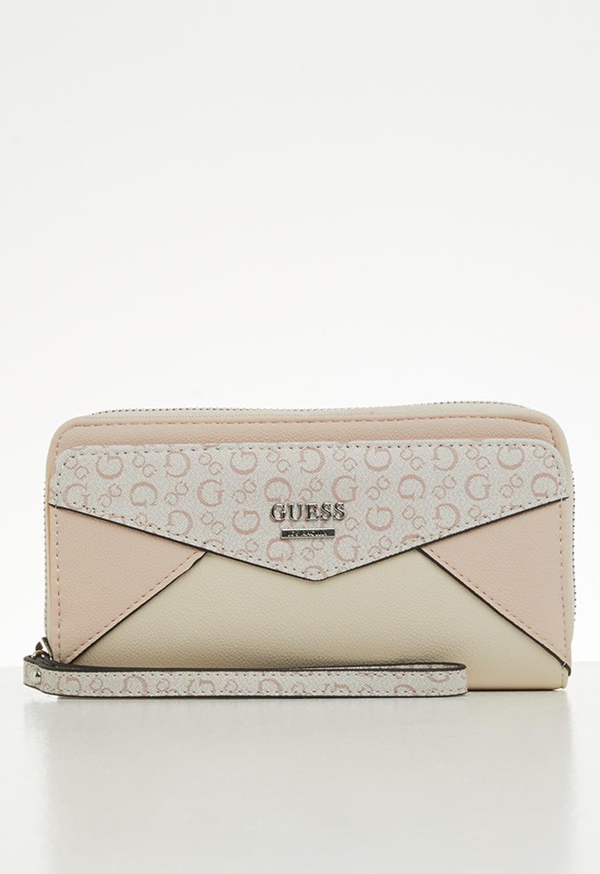 GUESS - Buoso slg multi zip w wristlet - blush