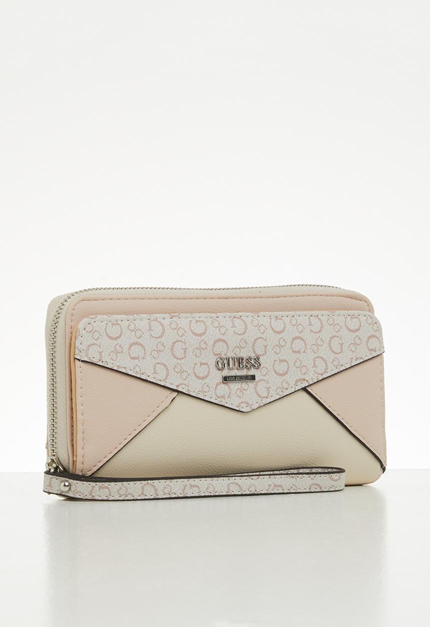 GUESS - Buoso slg multi zip w wristlet - blush