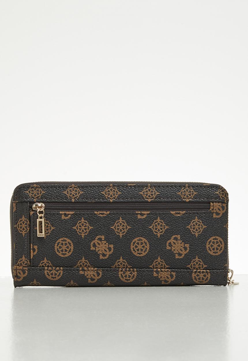GUESS - Sandrine slg large zip around - mocha