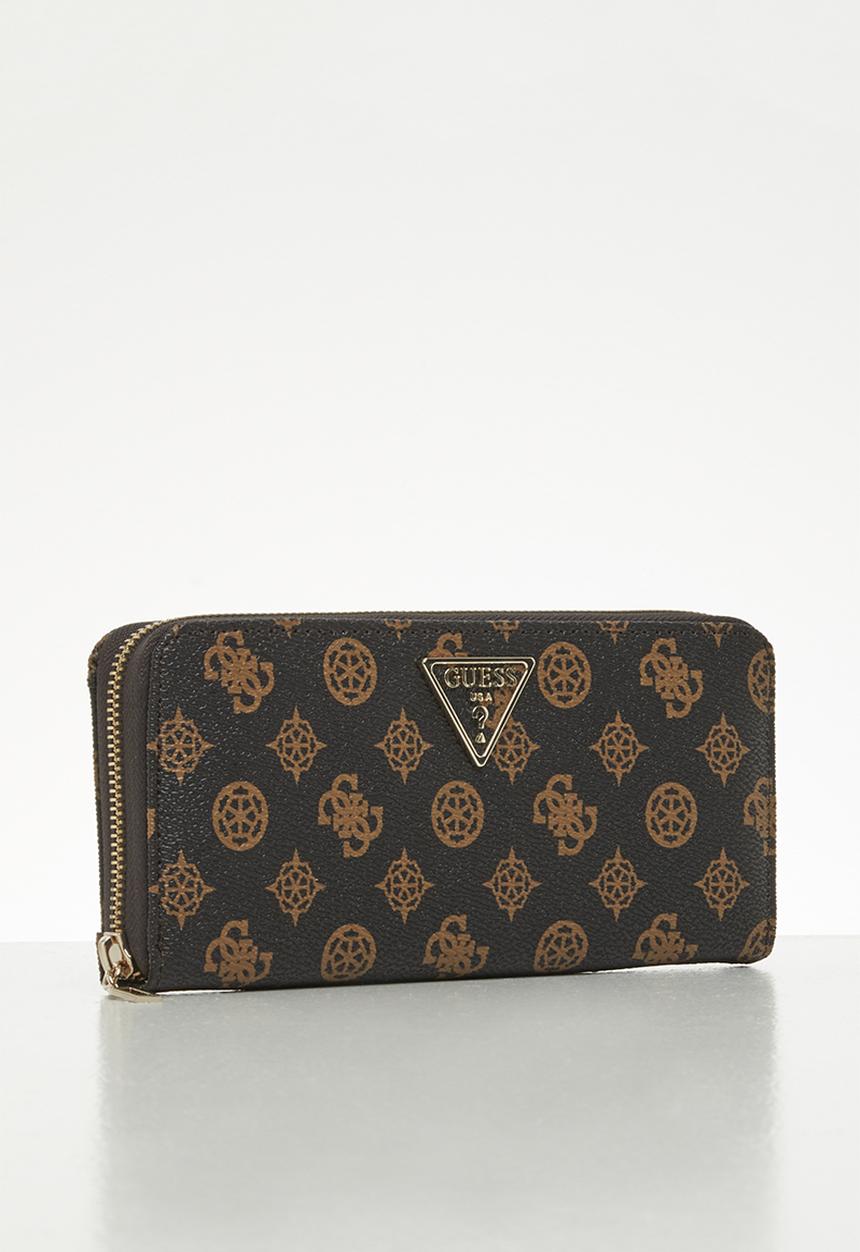 GUESS - Sandrine slg large zip around - mocha