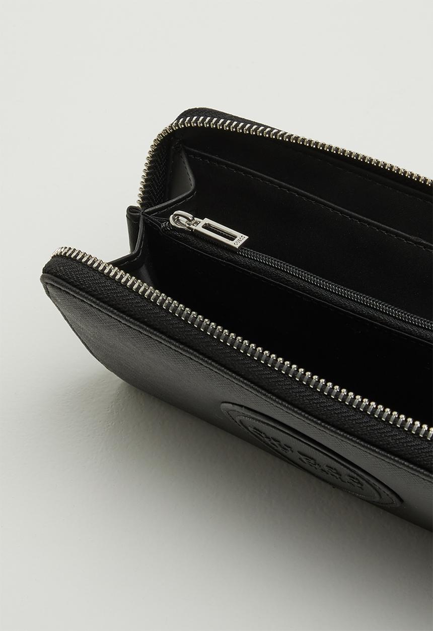 GUESS - Thornton slg medium zip around - black
