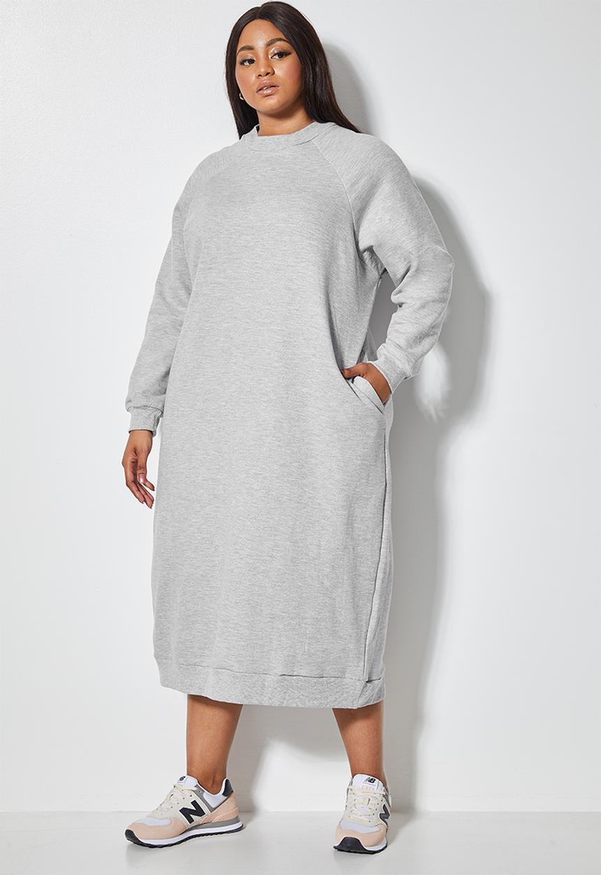 Superbalist - The ultimate sweat dress - grey