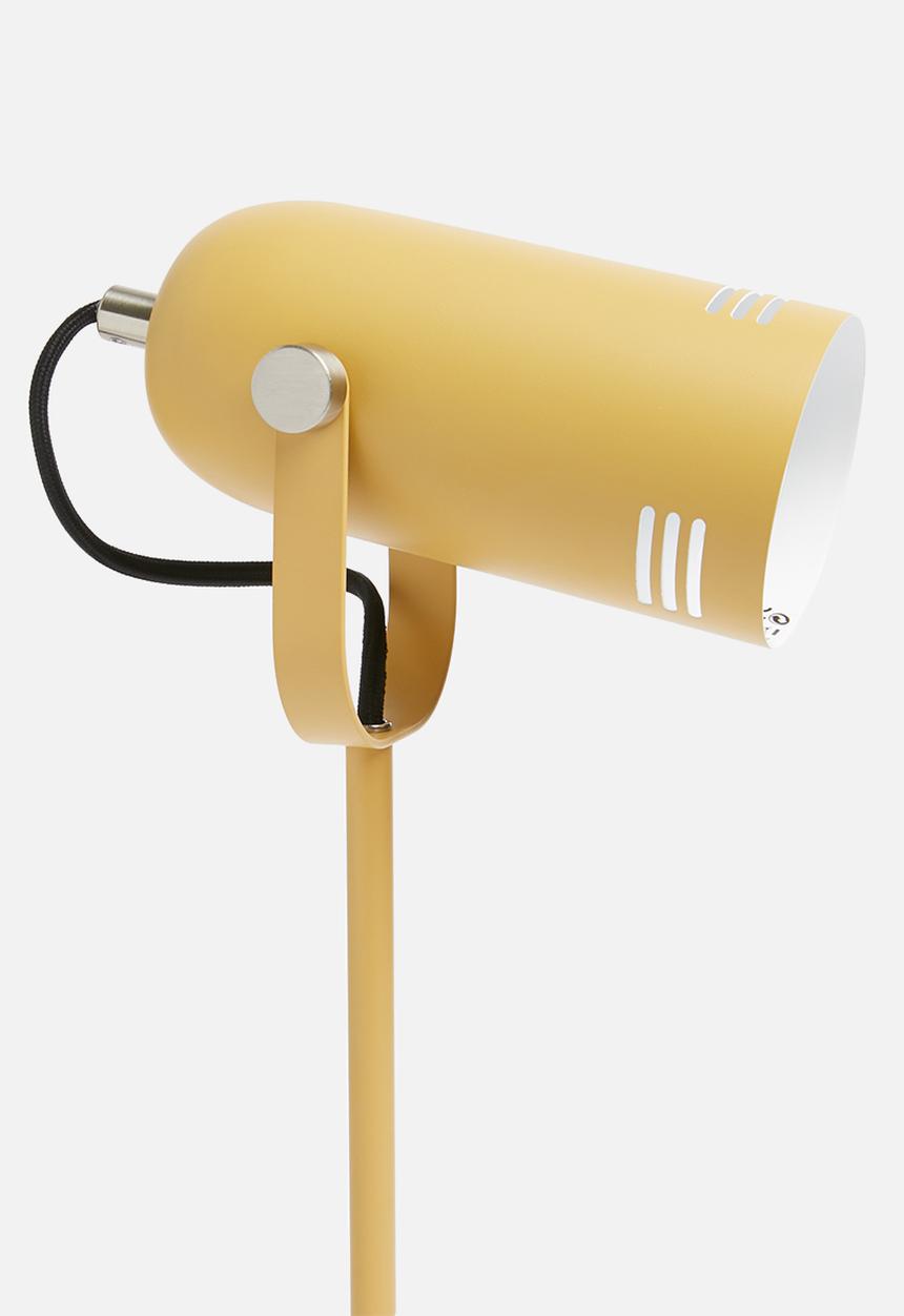 Present Time - Husk desk lamp - mustard