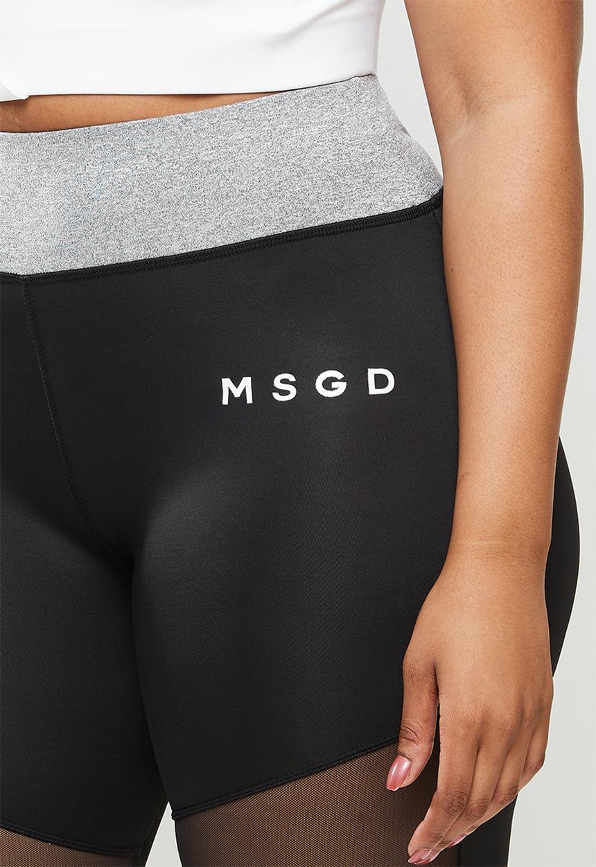 Missguided - Plus size missguided active panel legging - black