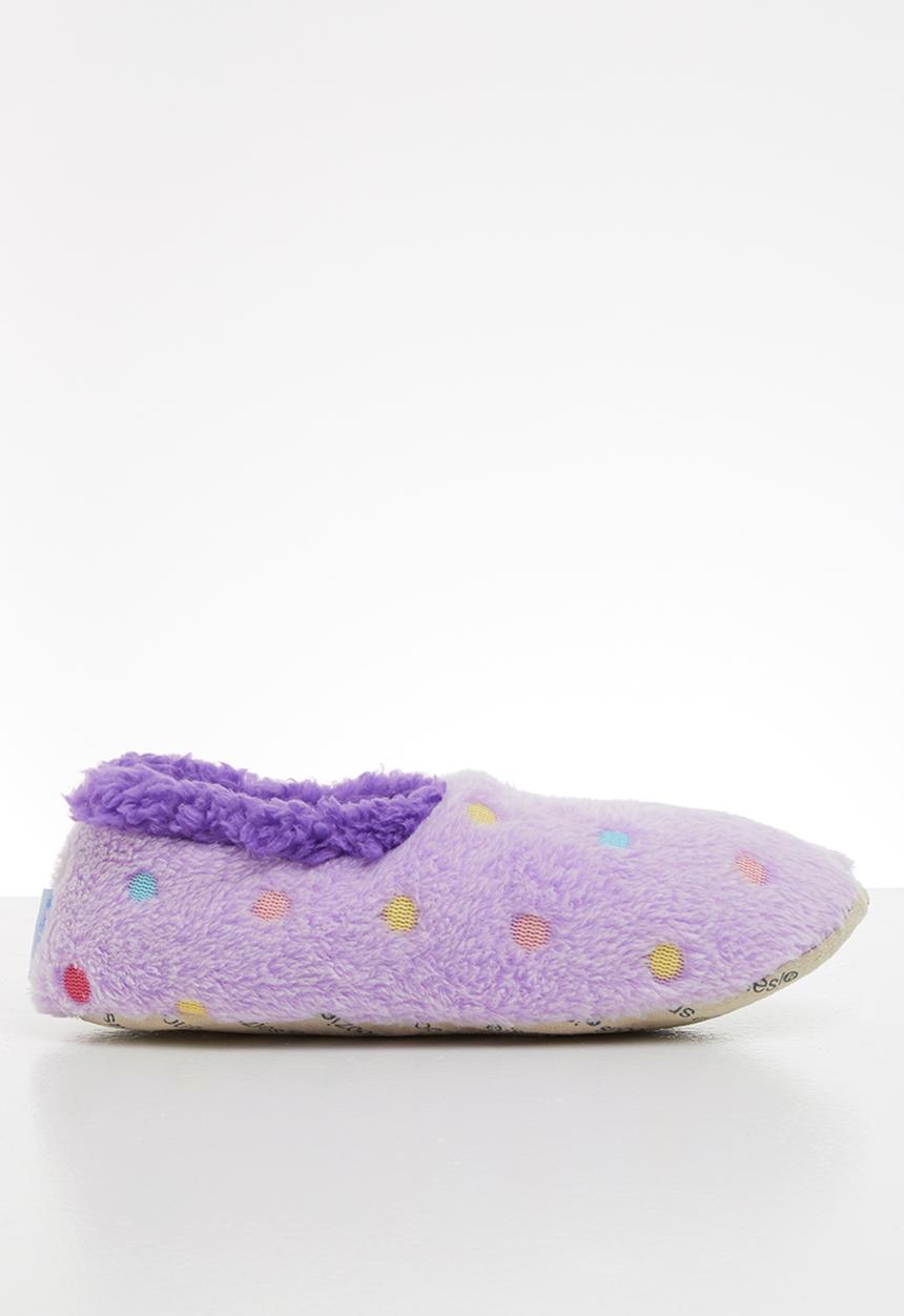 snoozies!® - Lotsa dots slipper - purple