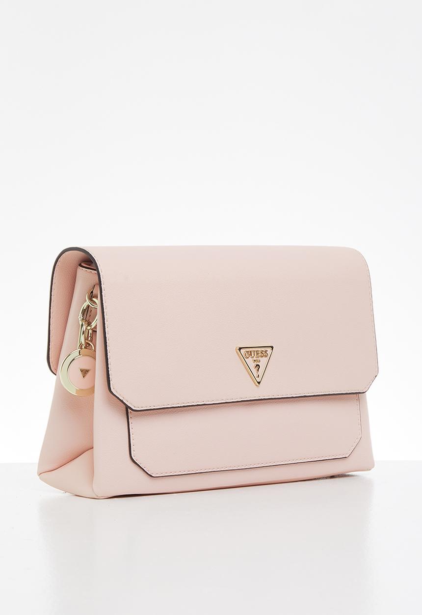 GUESS - Ambrose flap shoulder bag - blush