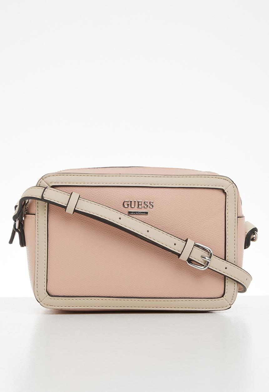 GUESS - Campos mini camera crossbody - rose & beige 