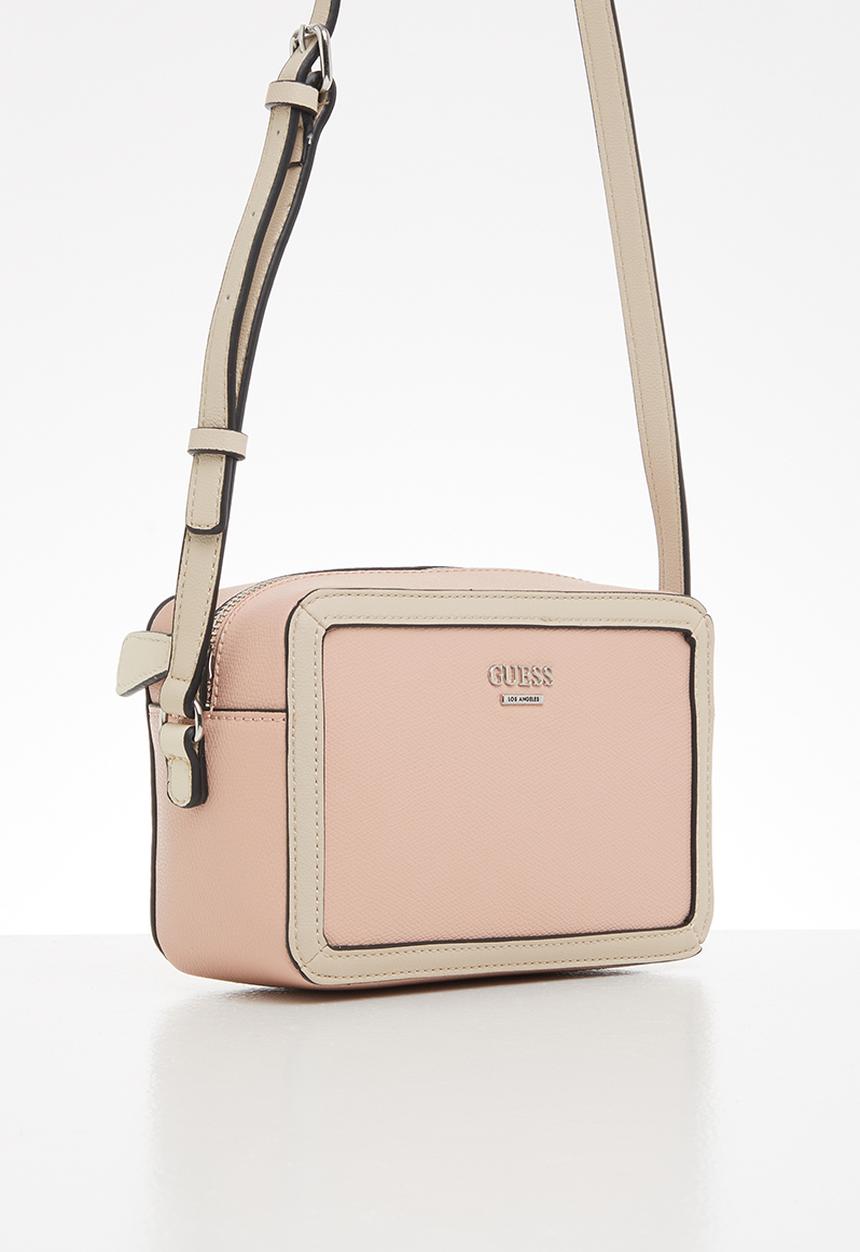 GUESS - Campos mini camera crossbody - rose & beige 