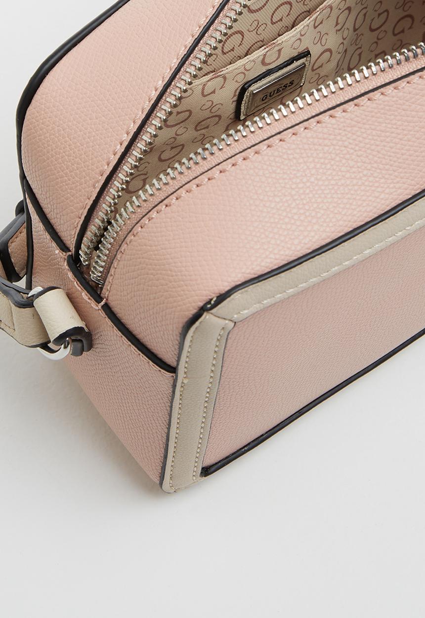 GUESS - Campos mini camera crossbody - rose & beige 