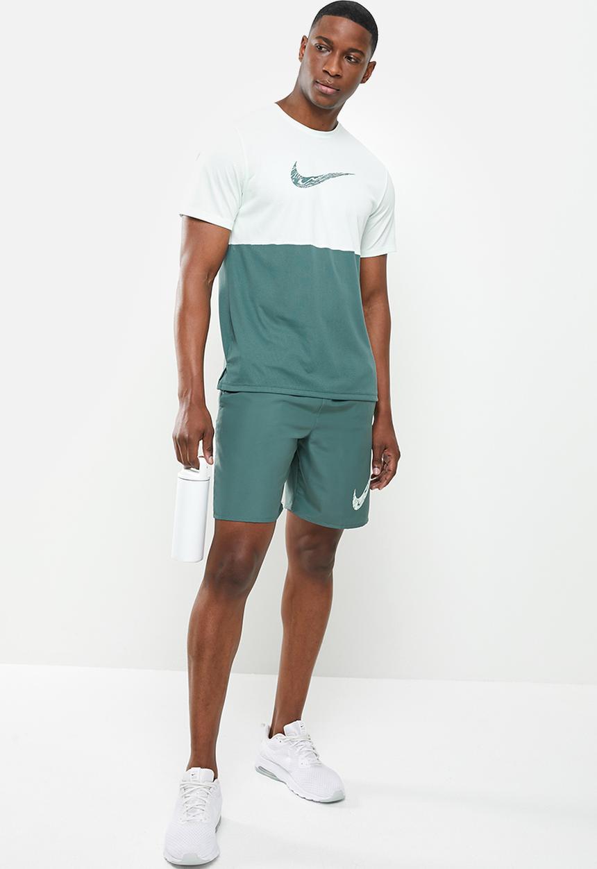 Nike - Nk breathe run top short sleeve wr gx - green