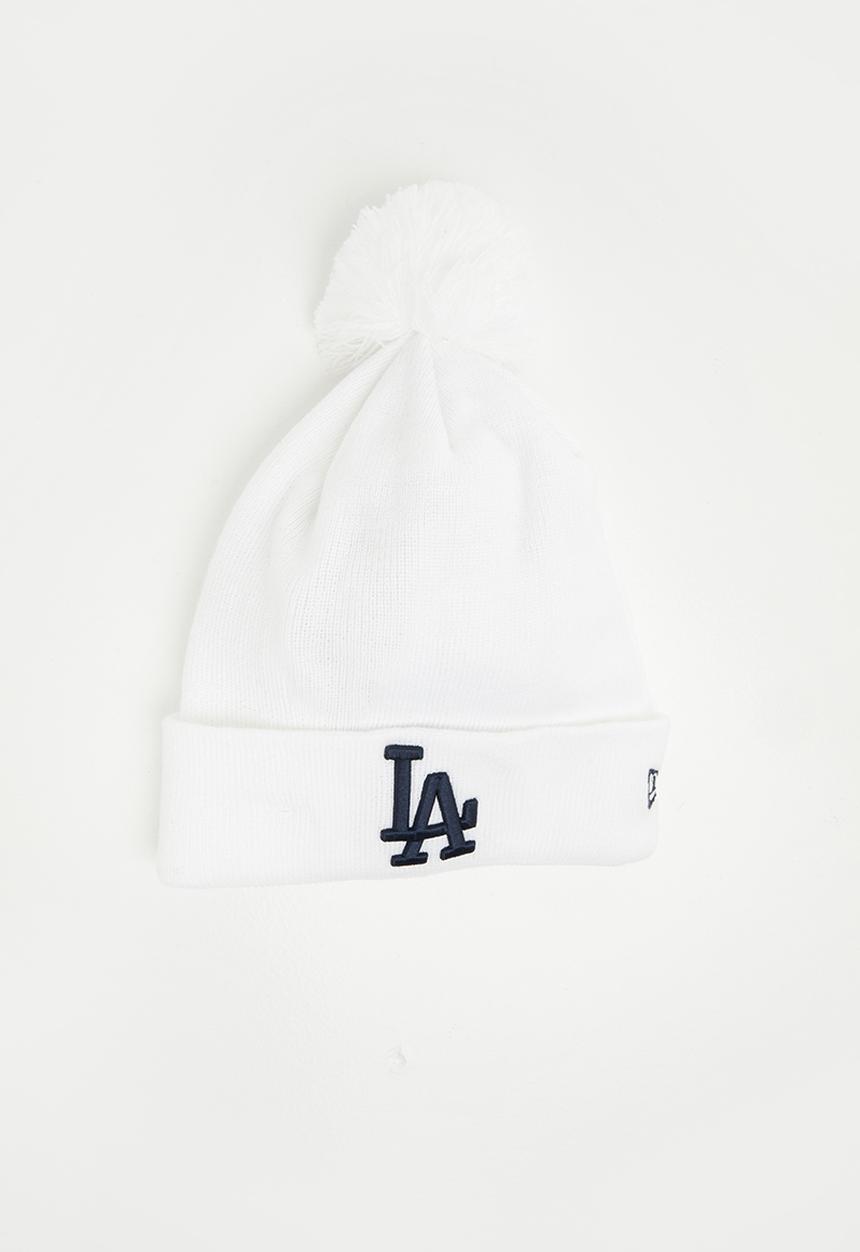 New Era - Knit womens bobble Los Angeles Dodgers  - white