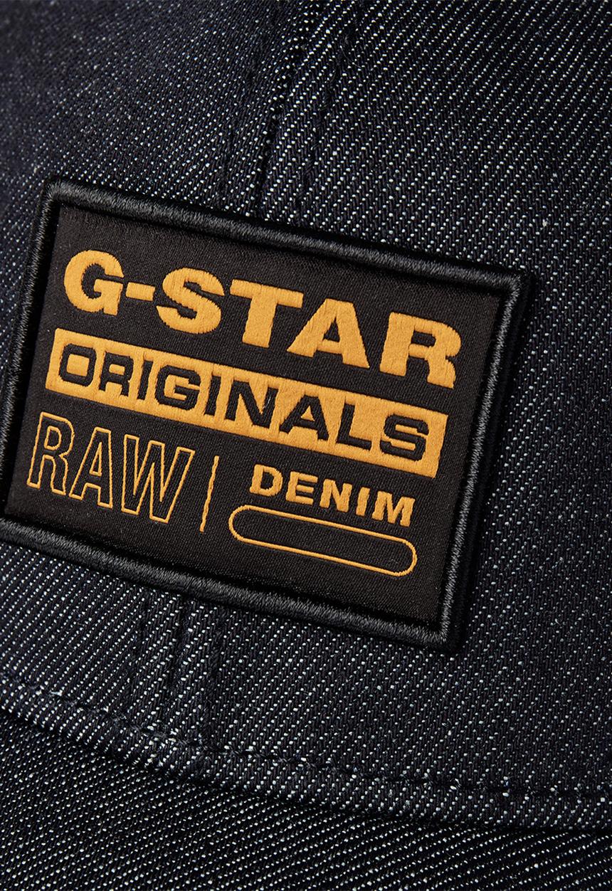 G-STAR - Denim baseball trucker cap - raw denim