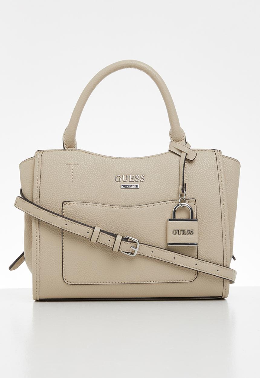 GUESS - Aralyn satchel - stone