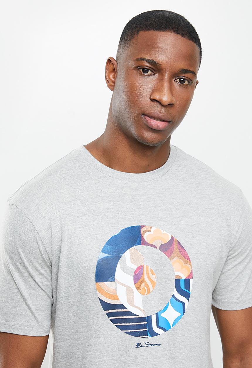 Ben Sherman - Multi target tee - grey