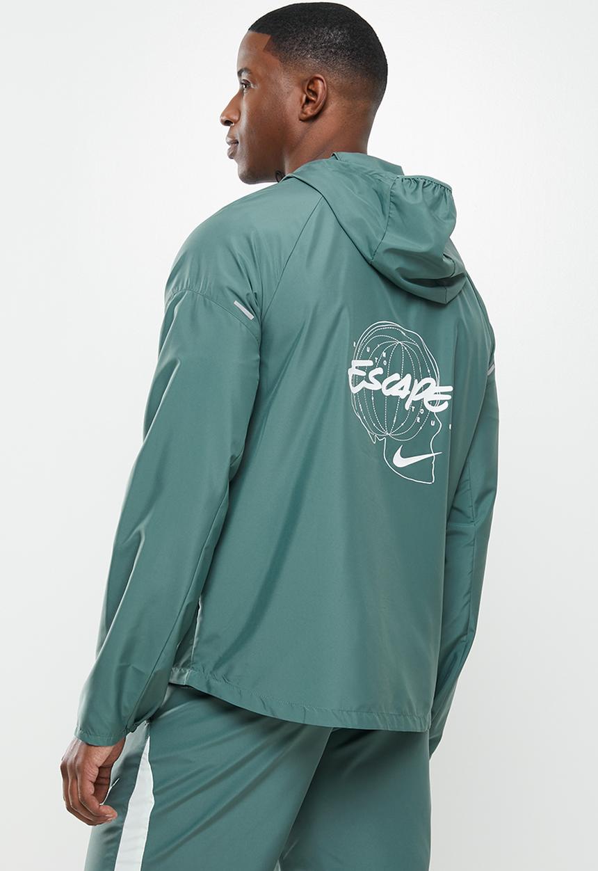 Nike - Nk essntl jacket wild run gx - green