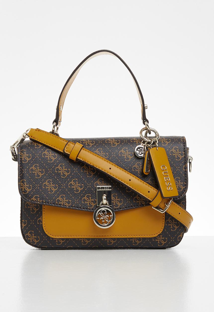 GUESS - Vickie camera crossbody - brown 