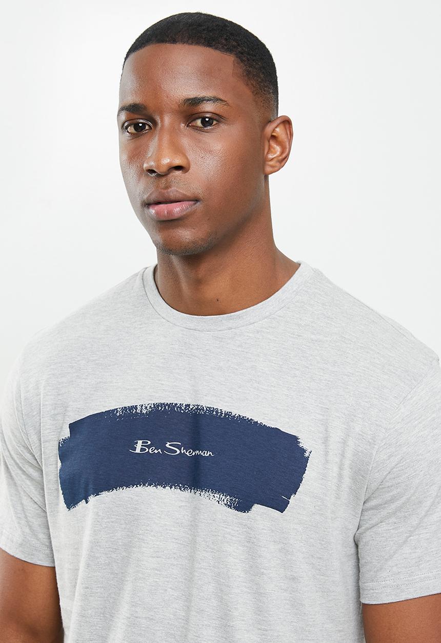Ben Sherman - Paint stripe tee - grey