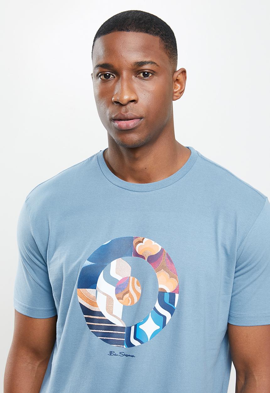 Ben Sherman - Multi target tee - blue