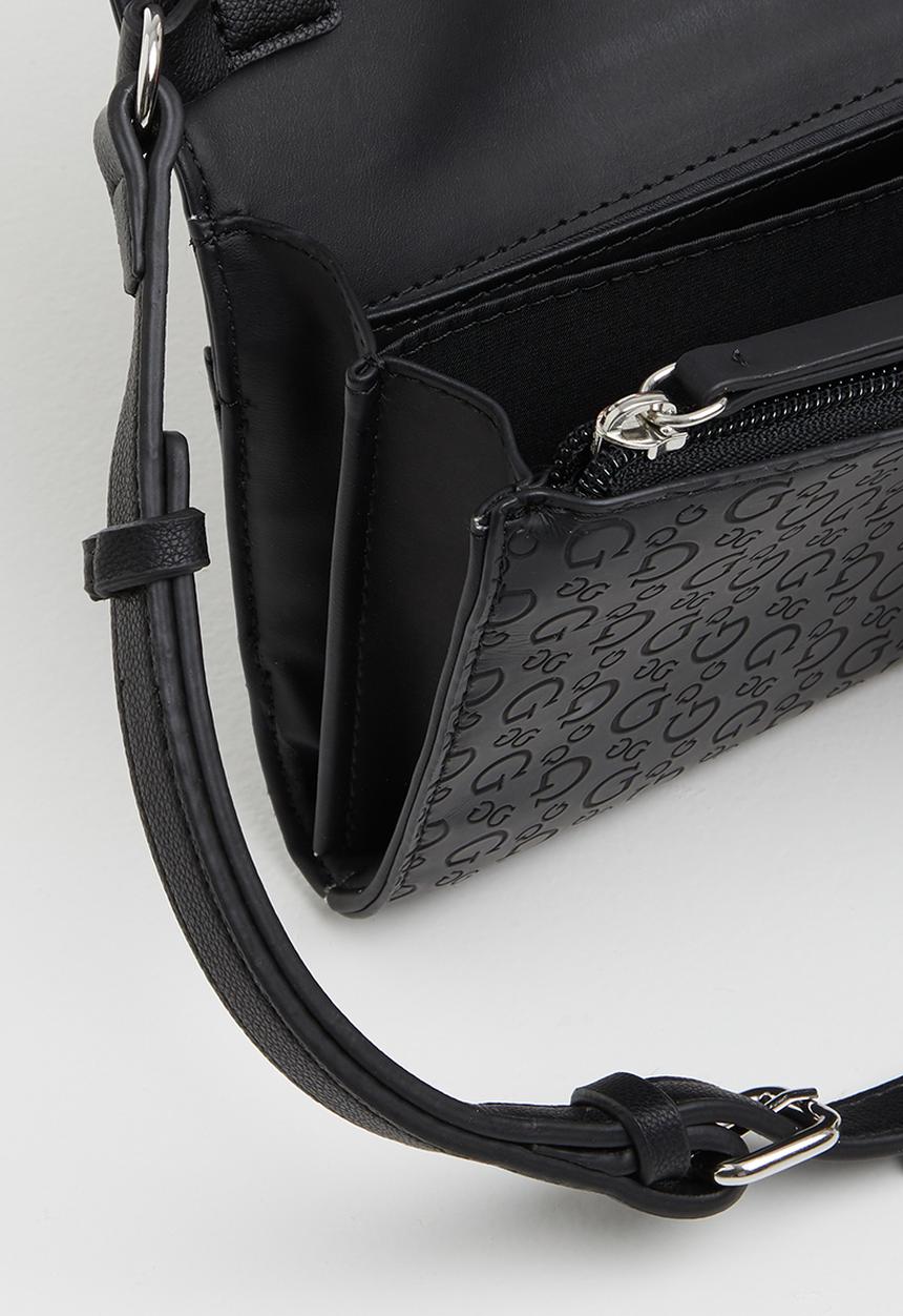 GUESS - Kalei mini crossbody flap - black