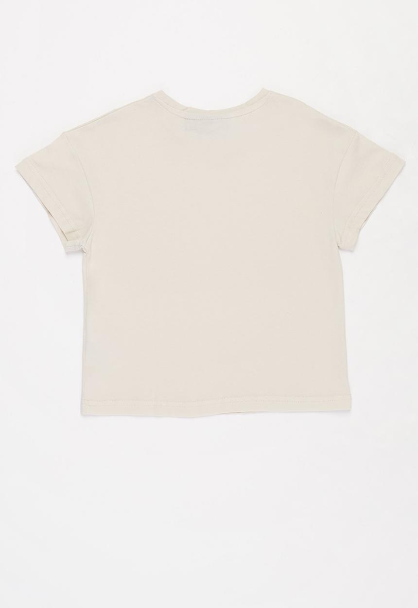 Lilylane - Allura printed tee - beige