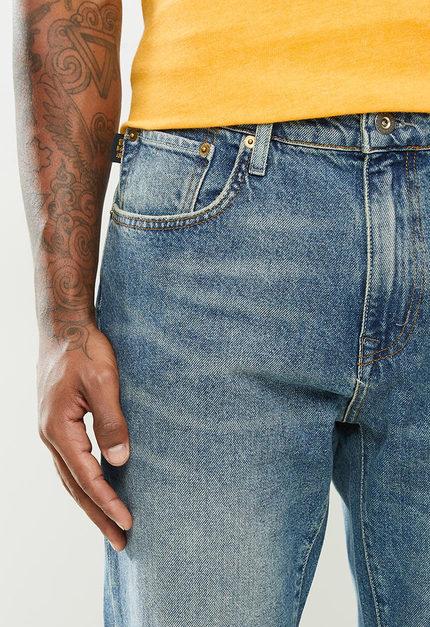 Superdry. - Taper jeans - angus vintage blue